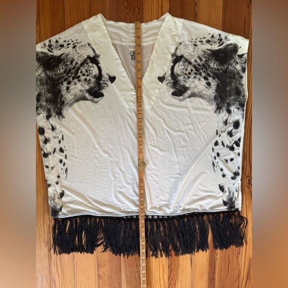 Chaser Leopard Fringe Top - Picture 5 of 7